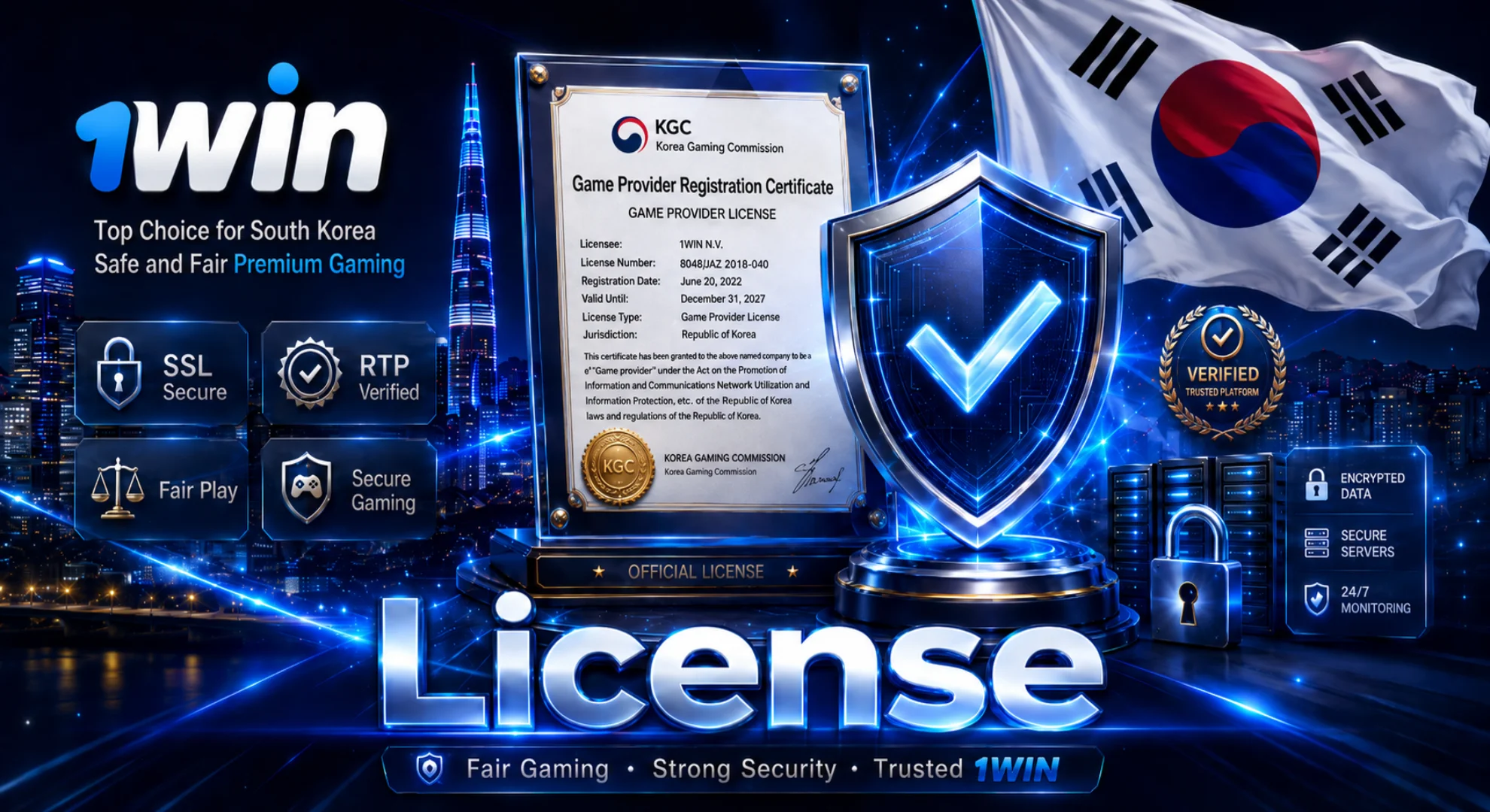 Fair Play and Security at 1win Casino with secure gaming, account protection and responsible platform features